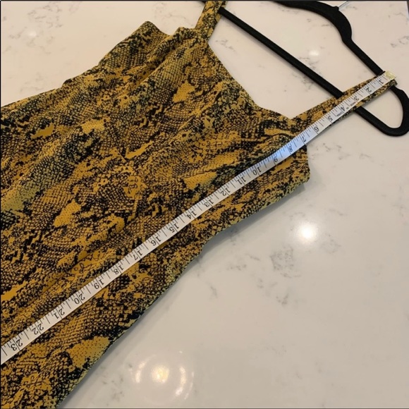 New Evereve sanctuary gold and black snakeskin midi sundress - Picture 11 of 14